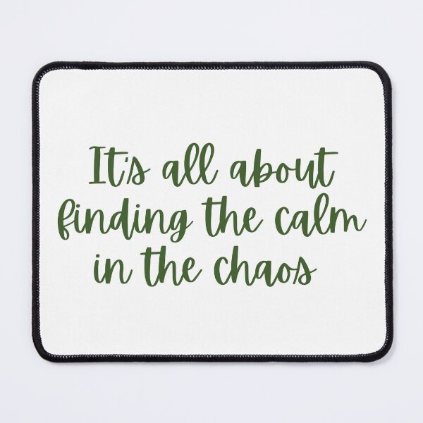 Item preview, It's All About Finding The Calm Voice In The Dark designed and sold by StickerSparkle.