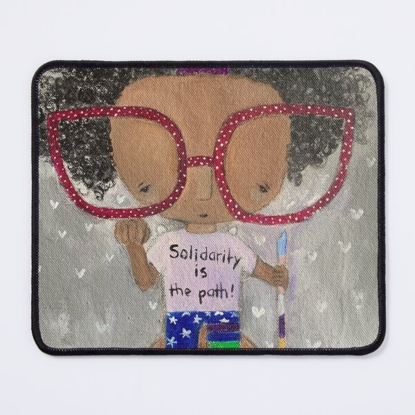 Item preview, Solidarity is the path! Angel #24 of the Radical Healing 100 angels series designed and sold by JenPriceDavis.