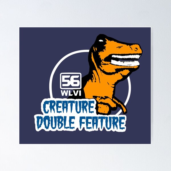 Item preview, Rte 1 Creature Double Feature (blue) designed and sold by F4NTASTIC.COM.