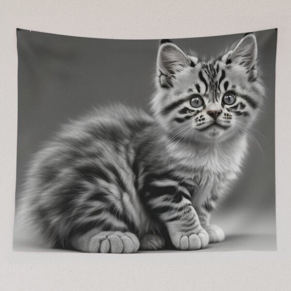 Item preview, Baby cat portrait designed and sold by Canala77.