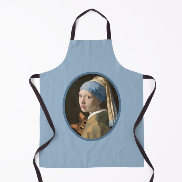 Item preview, Girl With a Pearl Earring KittyBomb designed and sold by bethanysstudio.