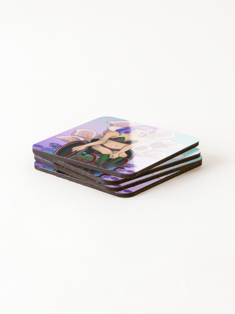 Thumbnail 4 of 5, Coasters (Set of 4), Beautiful designed and sold by Red-wolf-Ink.