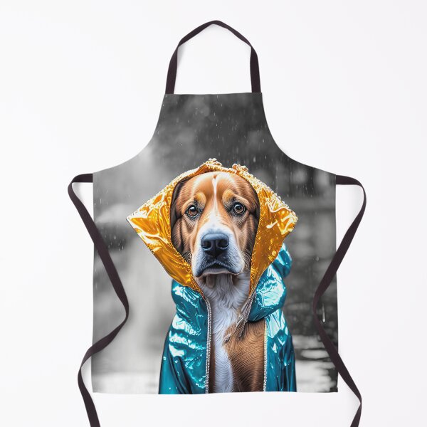 Item preview, Cute Dog in a Rain Coat designed and sold by Elisabeth Lucas.