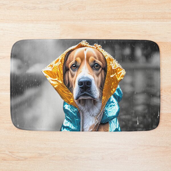 Item preview, Cute Dog in a Rain Coat designed and sold by Elisabeth Lucas.