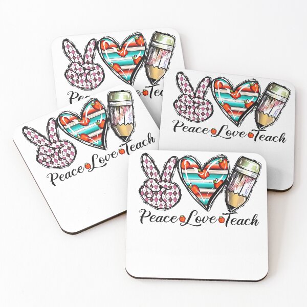 Item preview, Peace Love Teach, Take Chances Make Mistakes Get Messy designed and sold by ClaudiaPortillo.