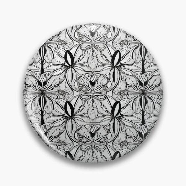 Item preview, Black And White Abstract Pattern designed and sold by Krizelle Flores.