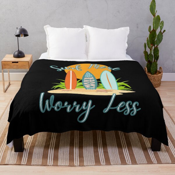 Item preview, Surf More, Worry Less designed and sold by Poppies-Express.