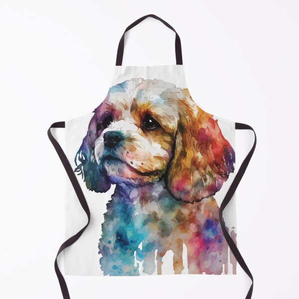 Item preview, A Watercolor of a Cavapoo - Boho Animals designed and sold by GVRDesign.