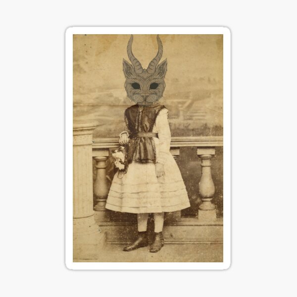 Item preview, Modern gothic indie aesthetic creature designed and sold by OldTreePrintSho.