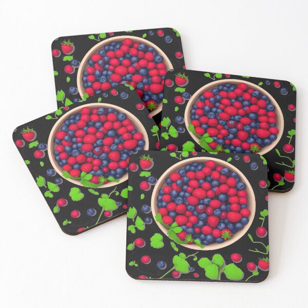 Item preview, Fruits Pattern Blueberries Strawberries  - Fruits designed and sold by internlvisions.