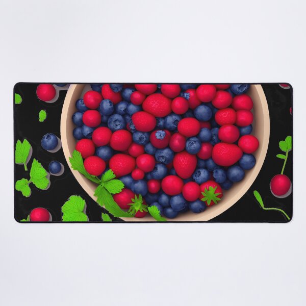 Item preview, Fruits Pattern Blueberries Strawberries - Fruits designed and sold by internlvisions.