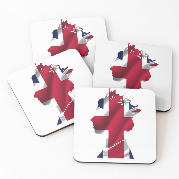 Item preview, Queen Of England Bust Union Jack designed and sold by ClaudiaPortillo.
