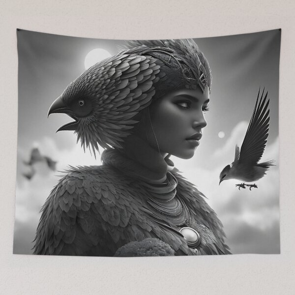 Item preview, Ravena Avian Woman From An Alternate Universe designed and sold by derrickher.