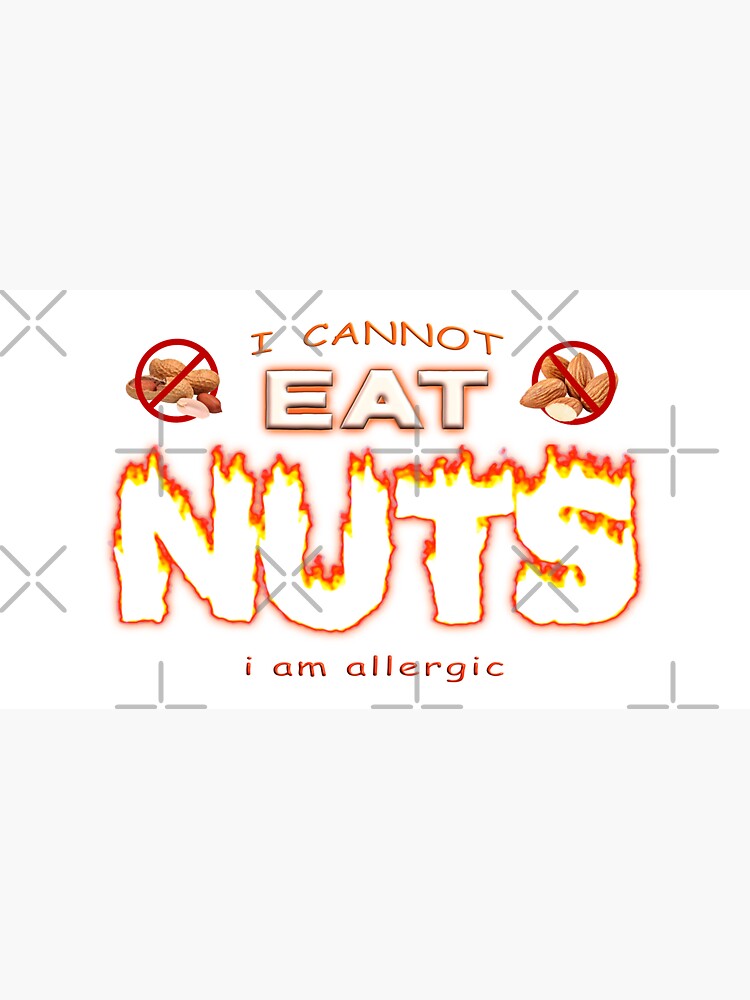 "I can't eat nuts I'm allergic nut allergy" Cap for Sale by
