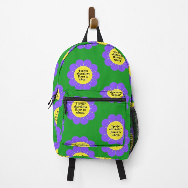 Item preview, I prefer alternative flours to wheat purple flower with yellow center. designed and sold by Paul Corps.