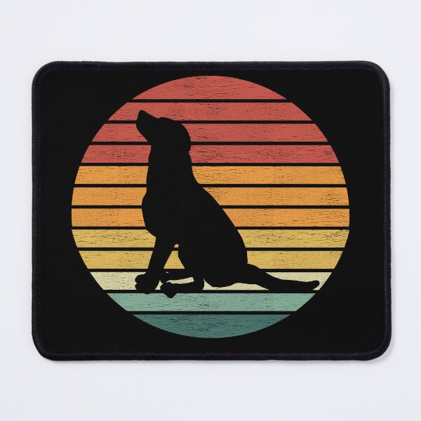 Item preview, Dog Lover - Vintage Sunset Dog Silhouette designed and sold by Dapperly Tees.