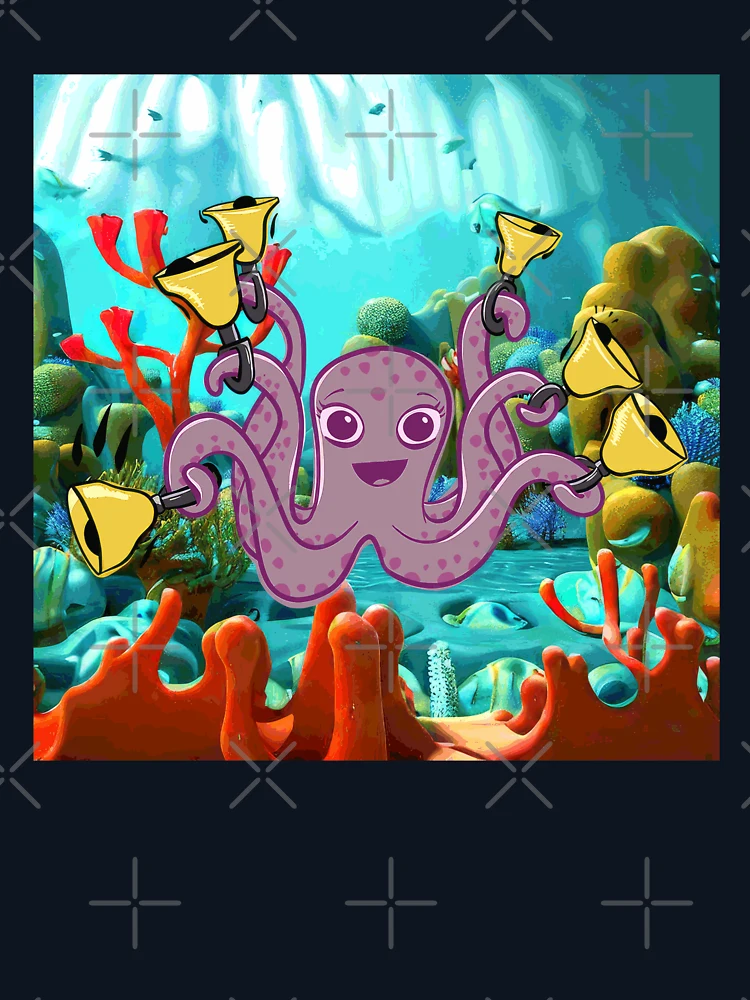 Thumbnail 6 of 6, Lightweight Sweatshirt, Octopus Handbell Ringer In The Sea designed and sold by SubtleSplit.
