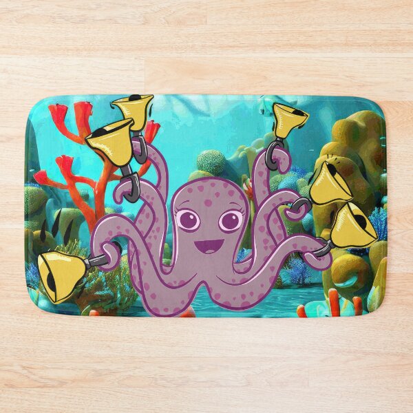 Item preview, Octopus Handbell Ringer In The Sea designed and sold by SubtleSplit.