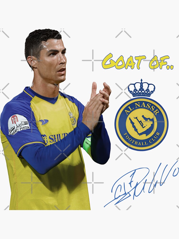 Cr7 Cristiano Ronaldo, red Portugal alnasser NFC Real madrid' Sticker for  Sale by CURVA-SUD