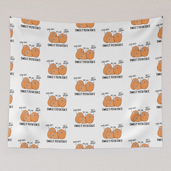 Item preview, Sweet Potatoes Funny Vegetable Puns  designed and sold by punnybone.