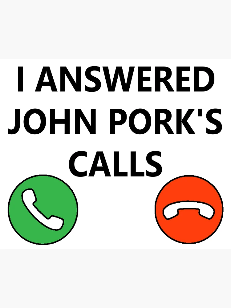 RIP John Pork Sticker for Sale by wheezyprint