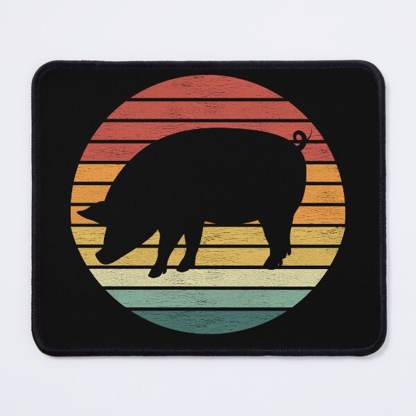 Item preview, Pig Lover - Vintage Sunset Pig Silhouette designed and sold by Dapperly Tees.