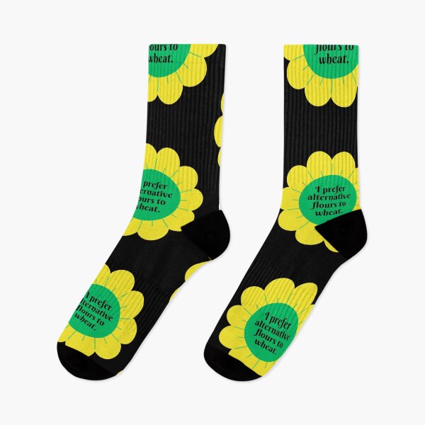 Item preview, I prefer alternative flours to wheat yellow flower with green center. designed and sold by Paul Corps.