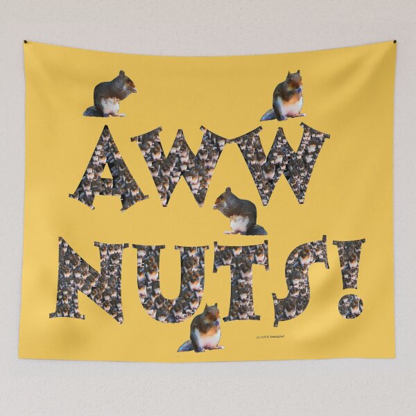 Item preview, AWW NUTS! Squirrels designed and sold by kristalcurt.