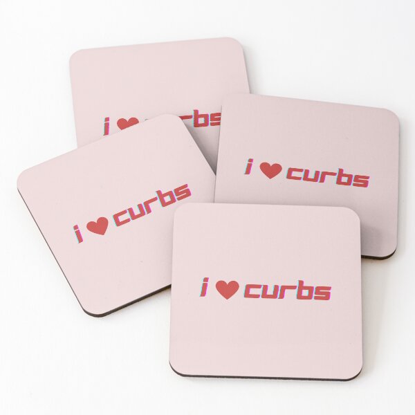 Item preview, I Love Curbs Bad Driver Bumper Sticker - Red Typography designed and sold by CollageHeaven.