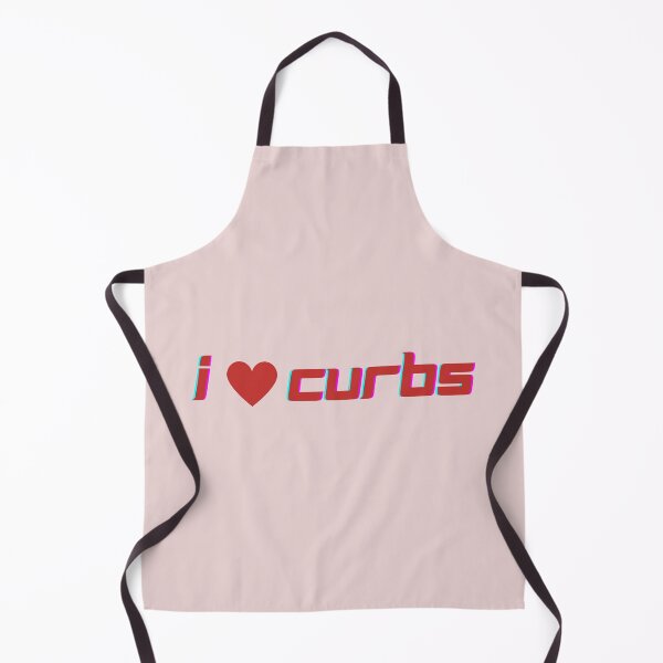 Item preview, I Love Curbs Bad Driver Bumper Sticker - Red Typography designed and sold by CollageHeaven.