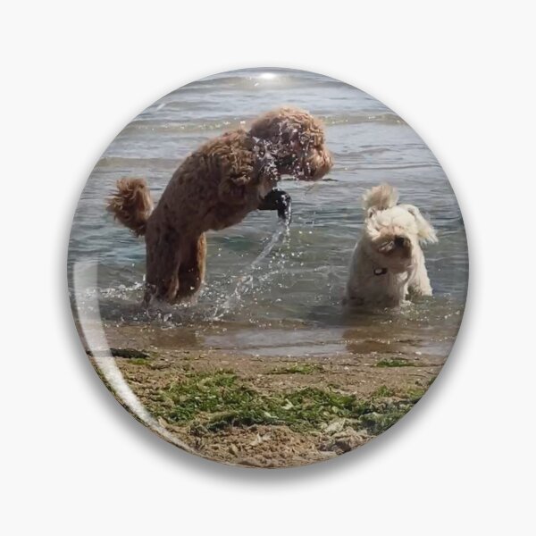 Item preview, The Joy of Dogs Playing designed and sold by Roz McQuillan Fine Art & Photography.