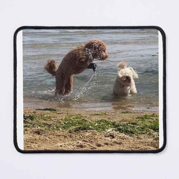 Item preview, The Joy of Dogs Playing designed and sold by Roz McQuillan Fine Art & Photography.