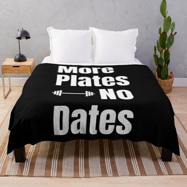 Item preview, More Plates No Dates Gym Fitness Bodybuilding  designed and sold by TeePassion.