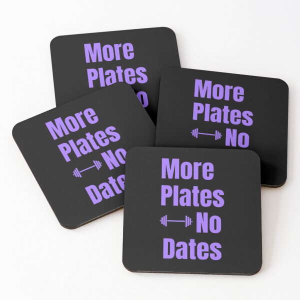 Item preview, More Plates No Dates Gym Fitness Bodybuilding  designed and sold by TeePassion.