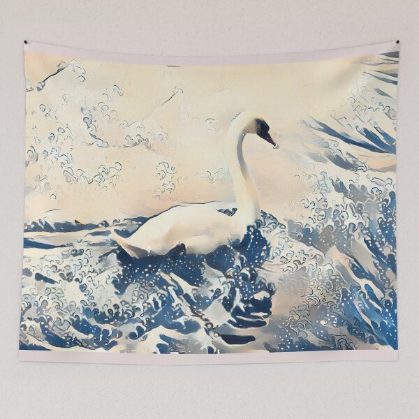 Item preview, Swan River designed and sold by ZandraGalaShop.