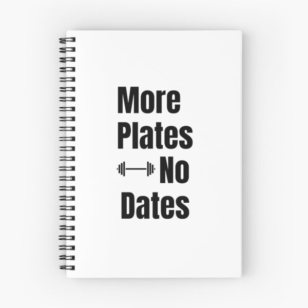 Item preview, More Plates No Dates Gym Fitness Bodybuilding  designed and sold by TeePassion.