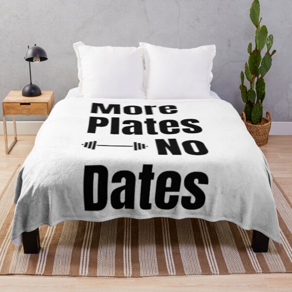 Item preview, More Plates No Dates Gym Fitness Bodybuilding  designed and sold by TeePassion.