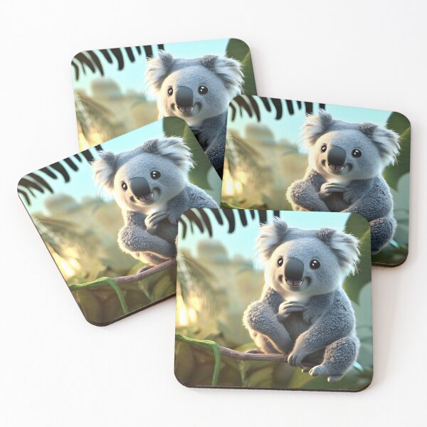 Item preview, Koala smiling in tree artwork designed and sold by JoeBensonDesign.