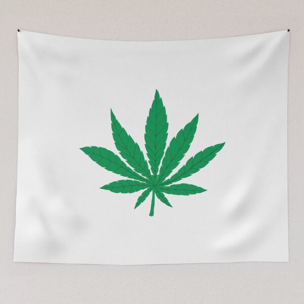 Item preview, Hemp Leaves in green designed and sold by JoeBensonDesign.