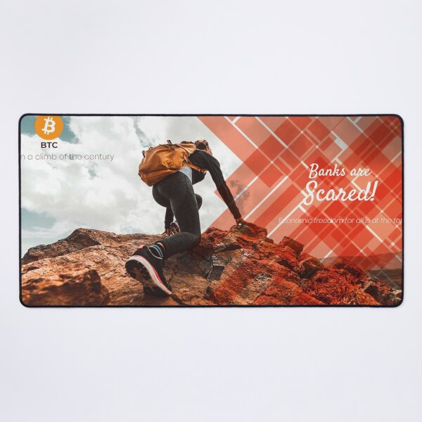 Item preview, Bitcoint BTC - The Climb of the Century designed and sold by shakespeare1212.