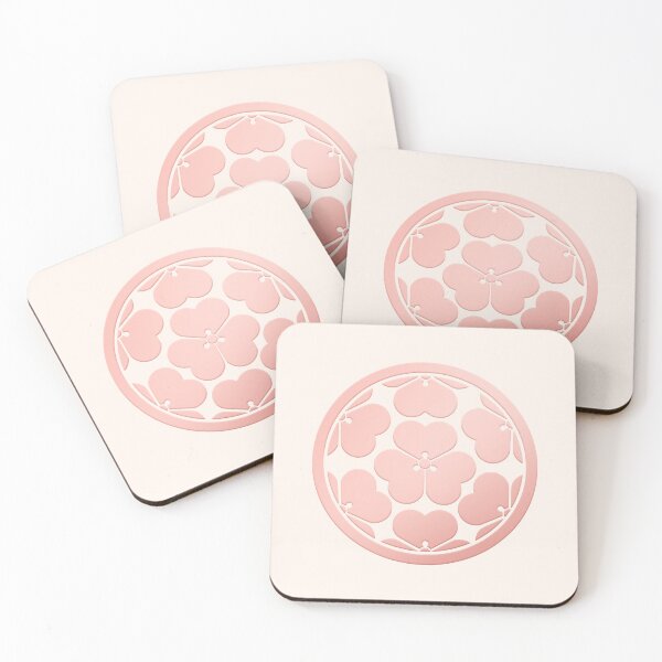 Item preview, Rose Gold Nanatsu Katabami Kamon designed and sold by Takeda-art.