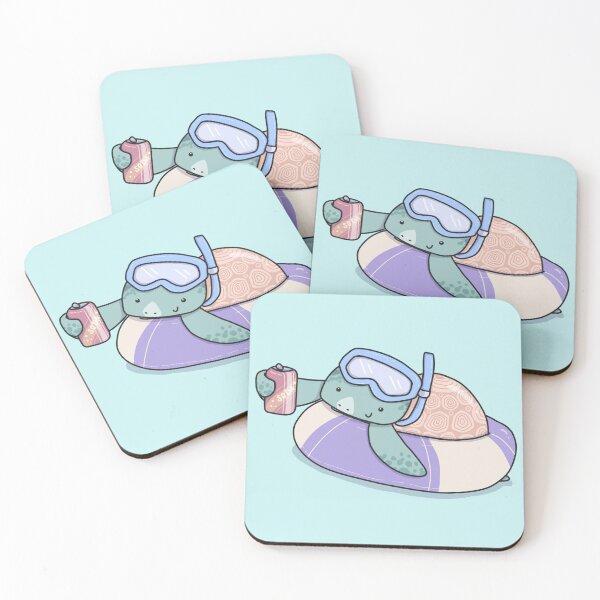 Item preview, Cute turtle on the beach designed and sold by Omnuttar.