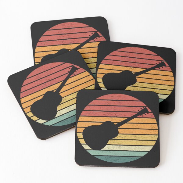 Item preview, Guitar Lover - Vintage Sunset - Guitarist designed and sold by Dapperly Tees.