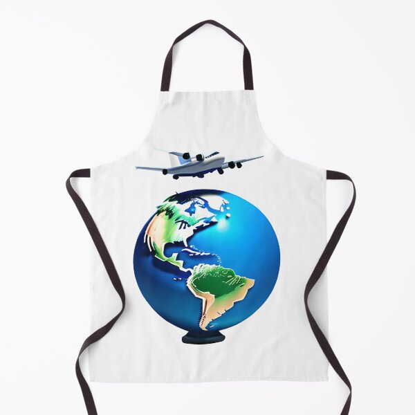Artikelvorschau, Airplane flying over the world entworfen und verkauft von mtamri.