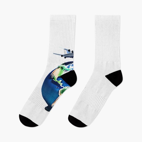 Item preview,  Airplane flying over the world designed and sold by mtamri.