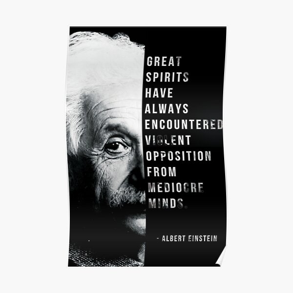 Einstein - Great Spirits Poster