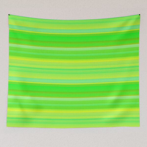 Item preview, Monochrome green tones stripes |  Green hues horizontal striped designed and sold by lausn.