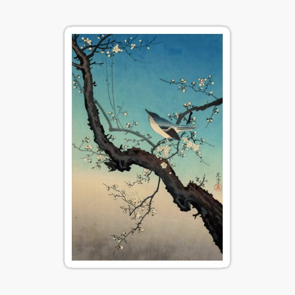 Item preview, bush warbler and plum blossoms-Tsuchiya Koitsu designed and sold by outdoorway.