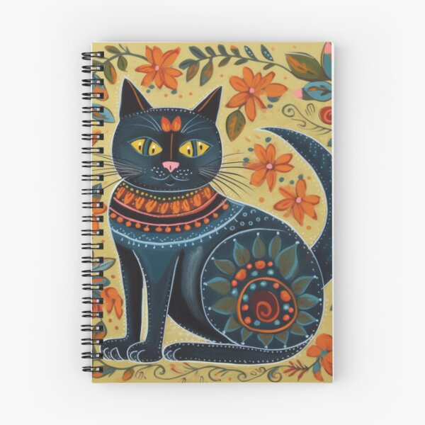 Item preview, Fantasía felina cromática - Vibrante ilustración de gato inspirada en el arte popular de la década de 1960 designed and sold by EndlessTextures.
