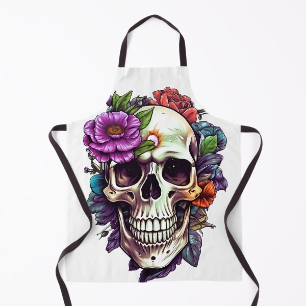 Item preview, Skull And Flowers 4 designed and sold by Patrick Brodeur.